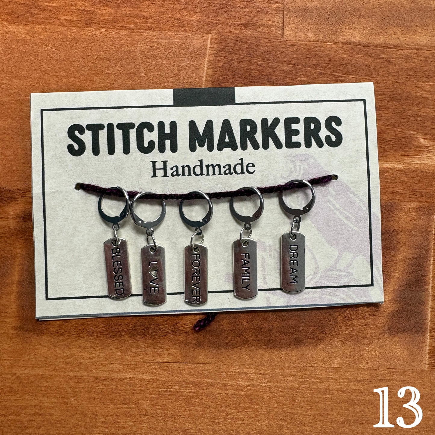 Stitch Markers - Ravin Sekai Designs - Various