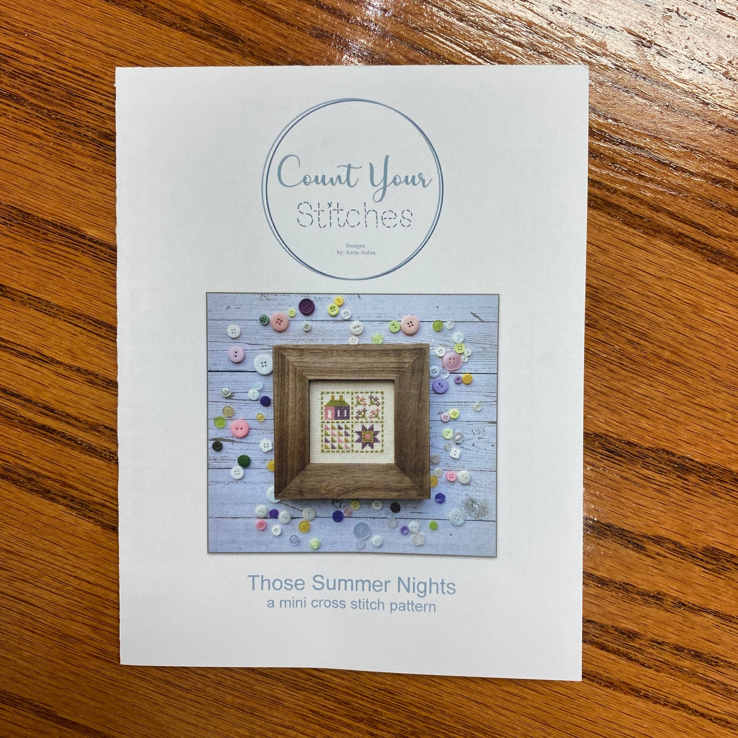 Count Your Stitches Those Summer Nights Pattern