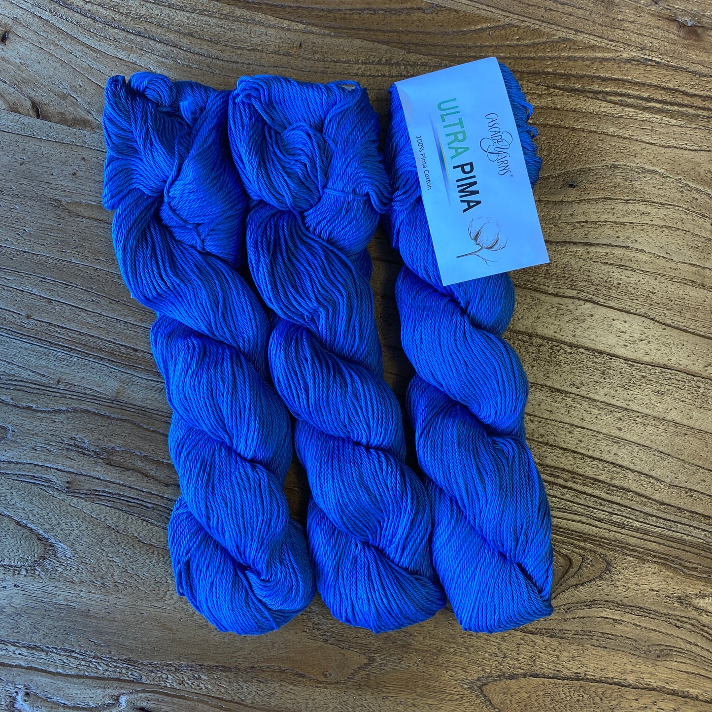 Cascade Yarn Ultra Pima - 100% Pima Cotton - Blueberry - 3800