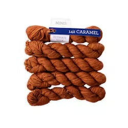 Malabrigo Ultimate Sock Minis - 75% Superwash Merino/25% Nylon - Caramel - 142