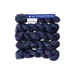 Malabrigo Ultimate Sock Minis - 75% Superwash Merino/25% Nylon - Whales's Road - 247