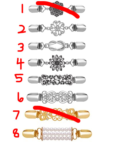 Vintage Sweater Shawl Clips