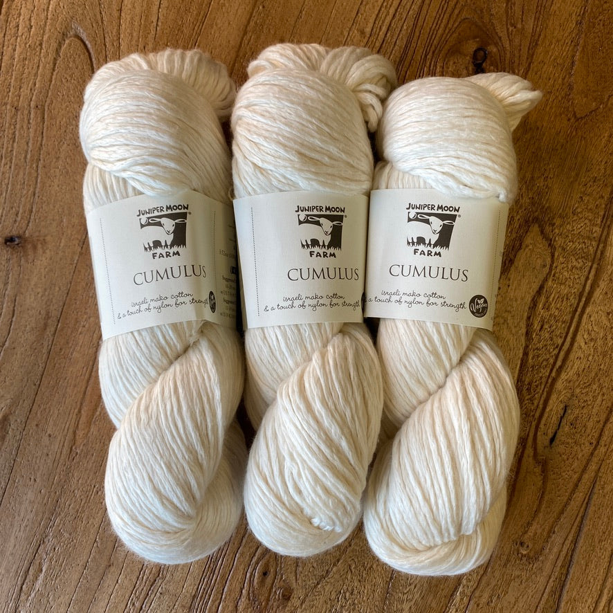 Juniper Moon Farm Cumulus - 94% Cotton/6% Nylon - Pearl - 1