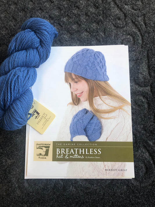 Juniper Moon Farm -  Breathless Hat & Mittens Pattern