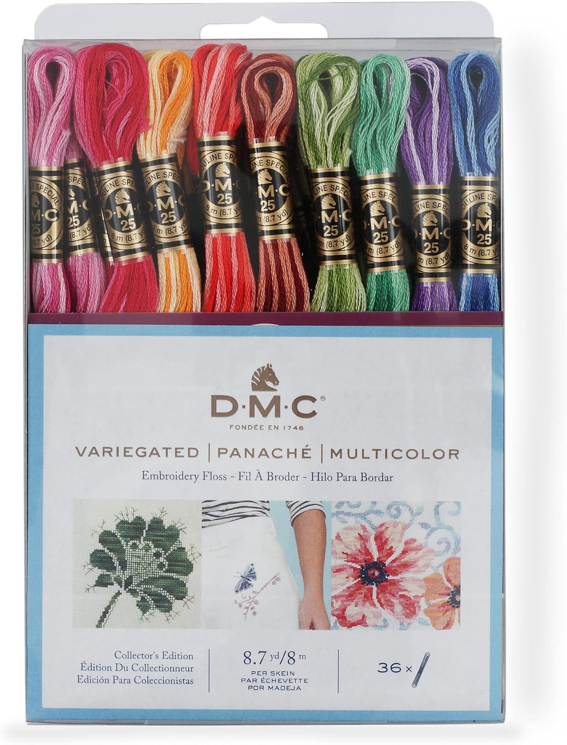 DMC Variegated Panache Multicolor - 36 skeins - Embroidery Floss