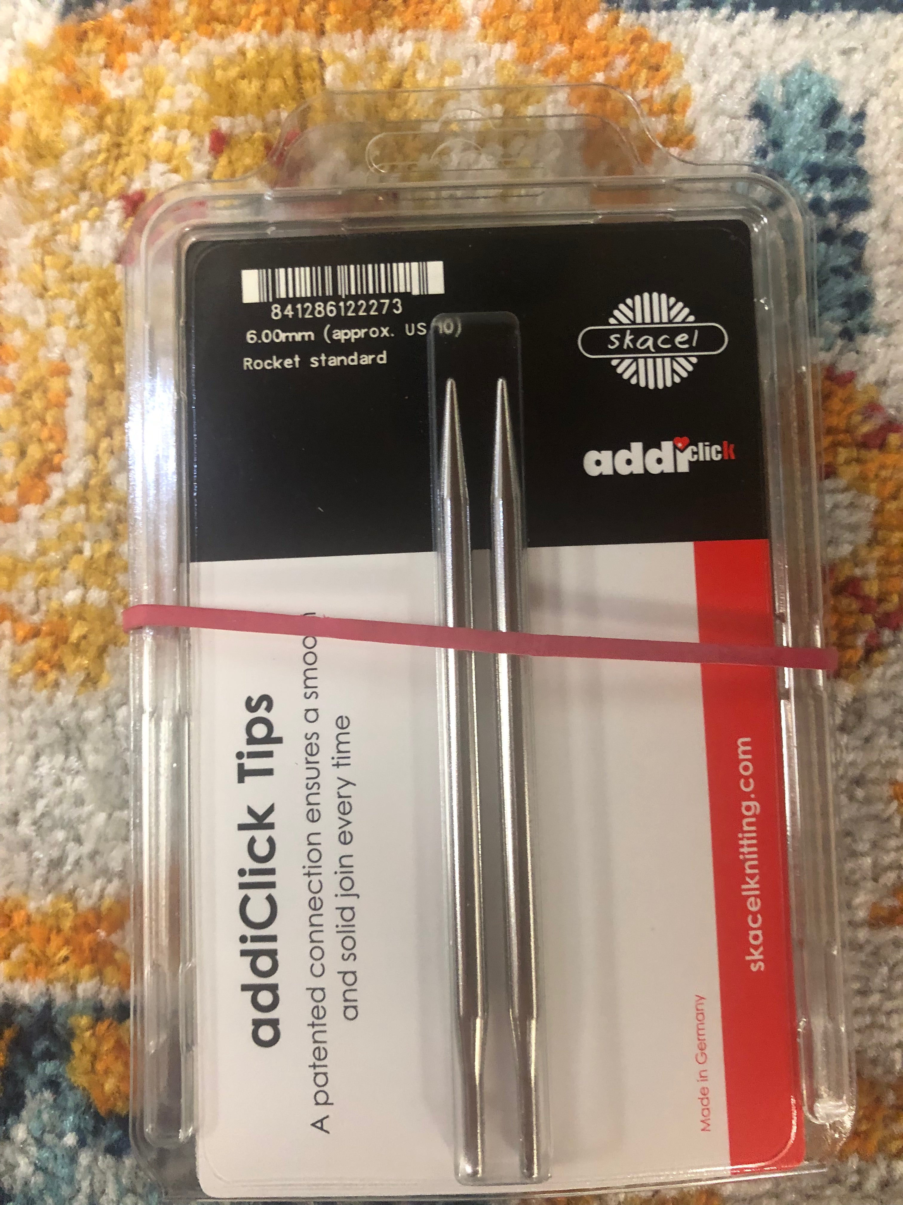 Rocket Threading AddiClick Tips - US 10 (6mm) Rocket standard – Fiber & Threads ...