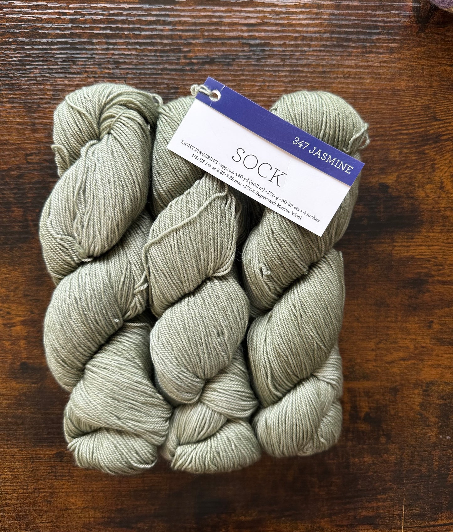 Malabrigo - Sock - Jasmine 347 - 100% Superwash Merino - Fingering
