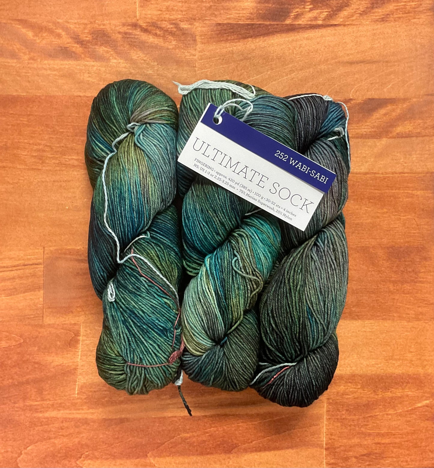 Malabrigo - Ultimate Sock - 252 wabi-sabi - 75% Superwash Merino, 25% Nylon