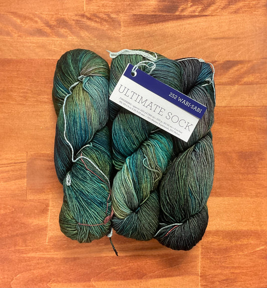Malabrigo - Ultimate Sock - 252 wabi-sabi - 75% Superwash Merino, 25% Nylon