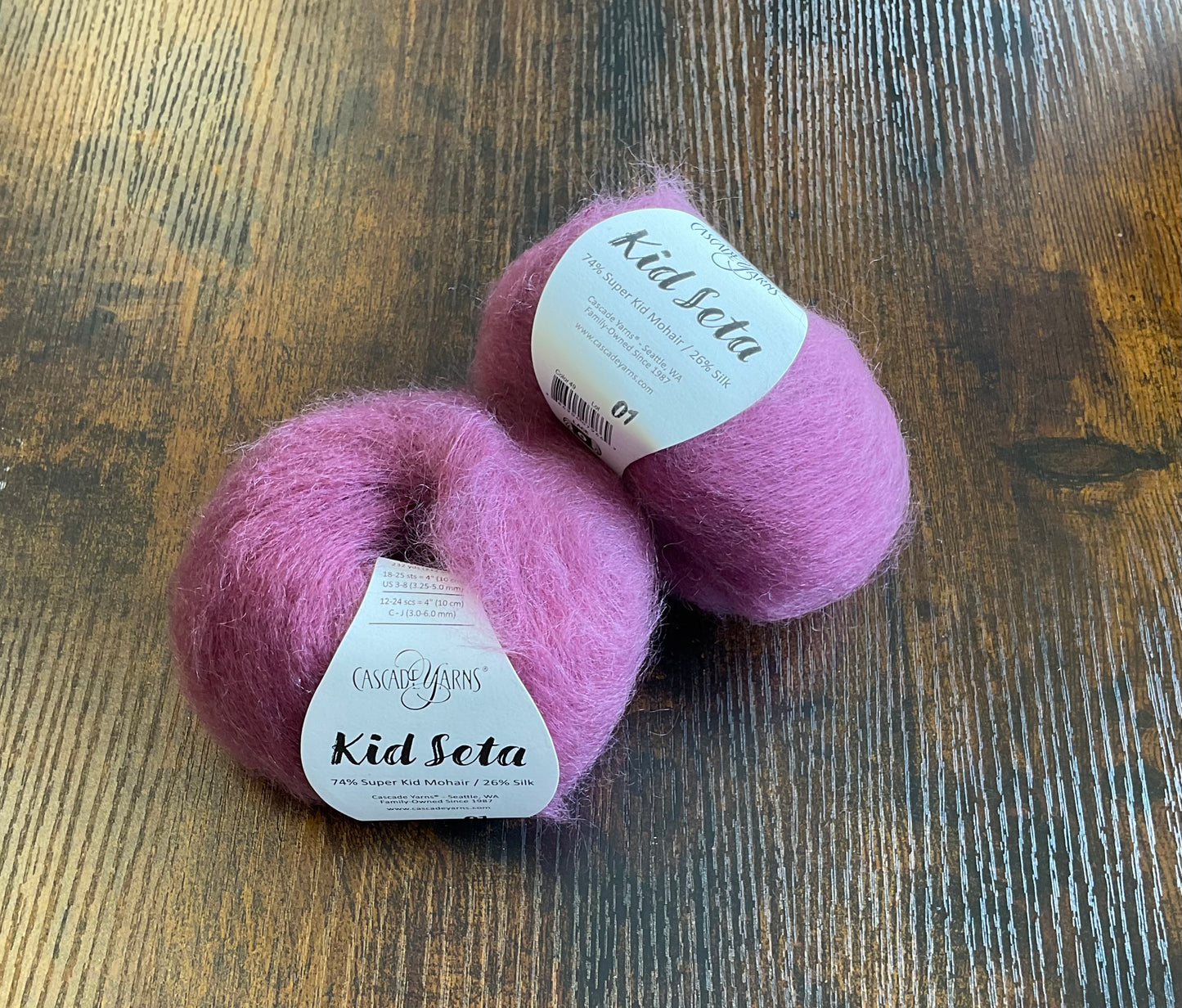 Cascade Yarns - Kid Seta - 74% Super Kid Mohair/26% Silk