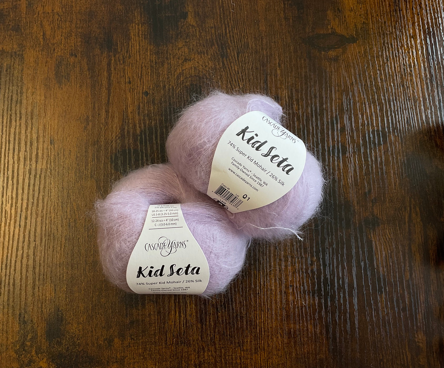 Cascade Yarns - Kid Seta - 74% Super Kid Mohair/26% Silk