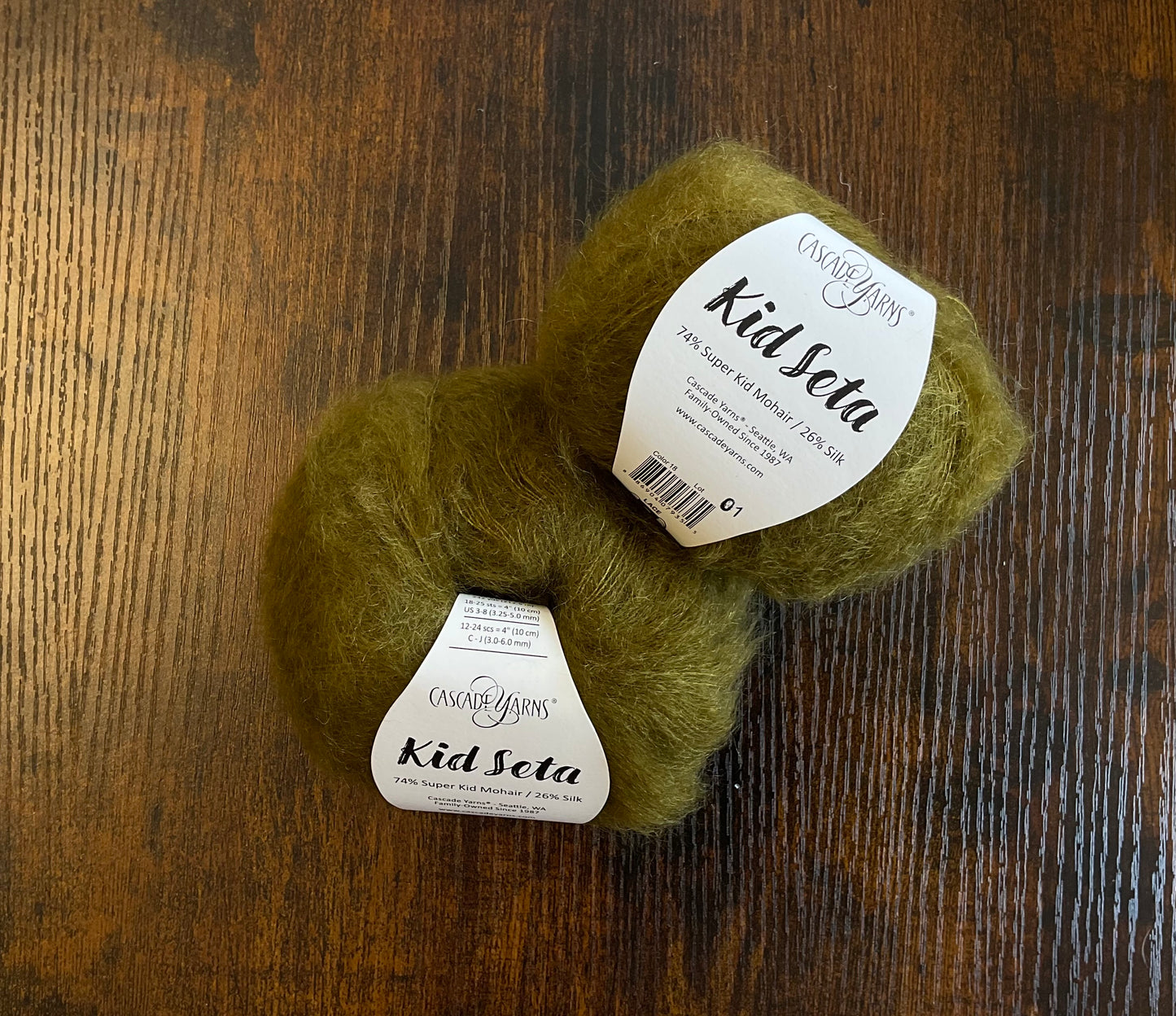 Cascade Yarns - Kid Seta - 74% Super Kid Mohair/26% Silk