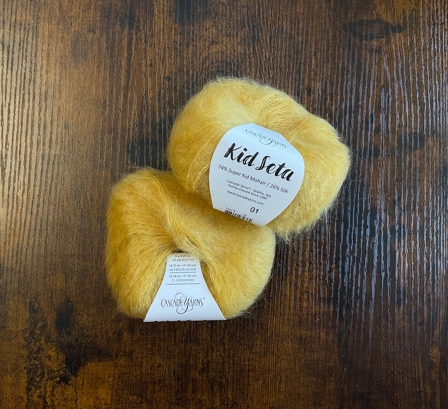 Cascade Yarns - Kid Seta - 74% Super Kid Mohair/26% Silk