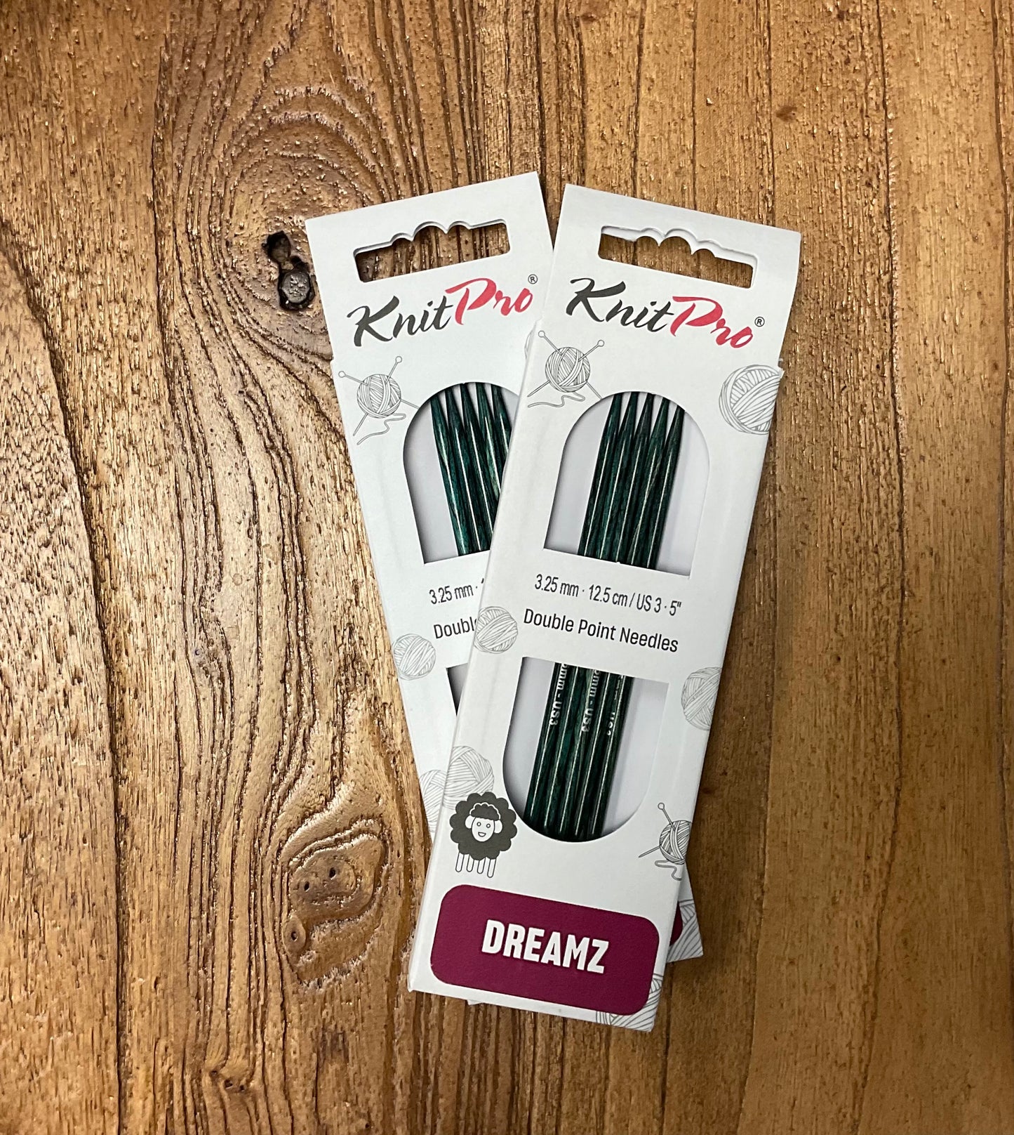 Knit Pro Dreamz - Double Pointed Needles - 5” - US 3 (3.25mm)