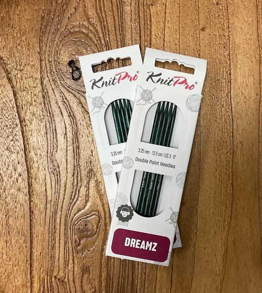 Knit Pro Dreamz - Double Pointed Needles - 5” - US 3 (3.25mm)
