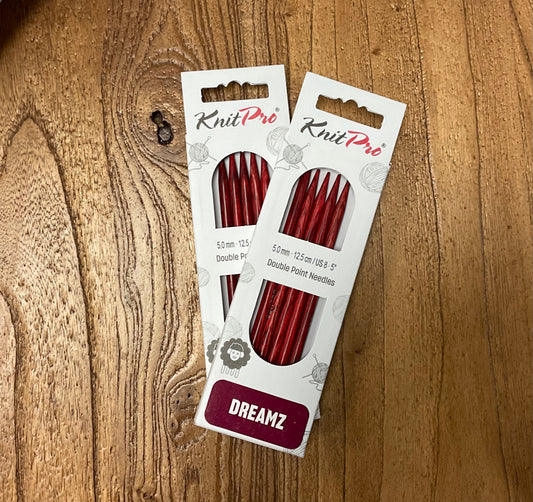 Knit Pro Dreamz - Double Pointed Needles - 5” - US 8 (5mm)