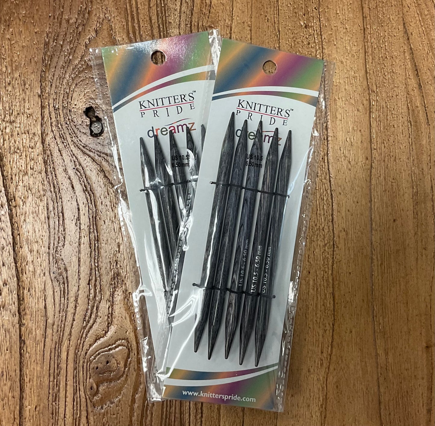 Knit Pro Dreamz - Double Pointed Needles - 5” - US 10.5 (6.5mm)