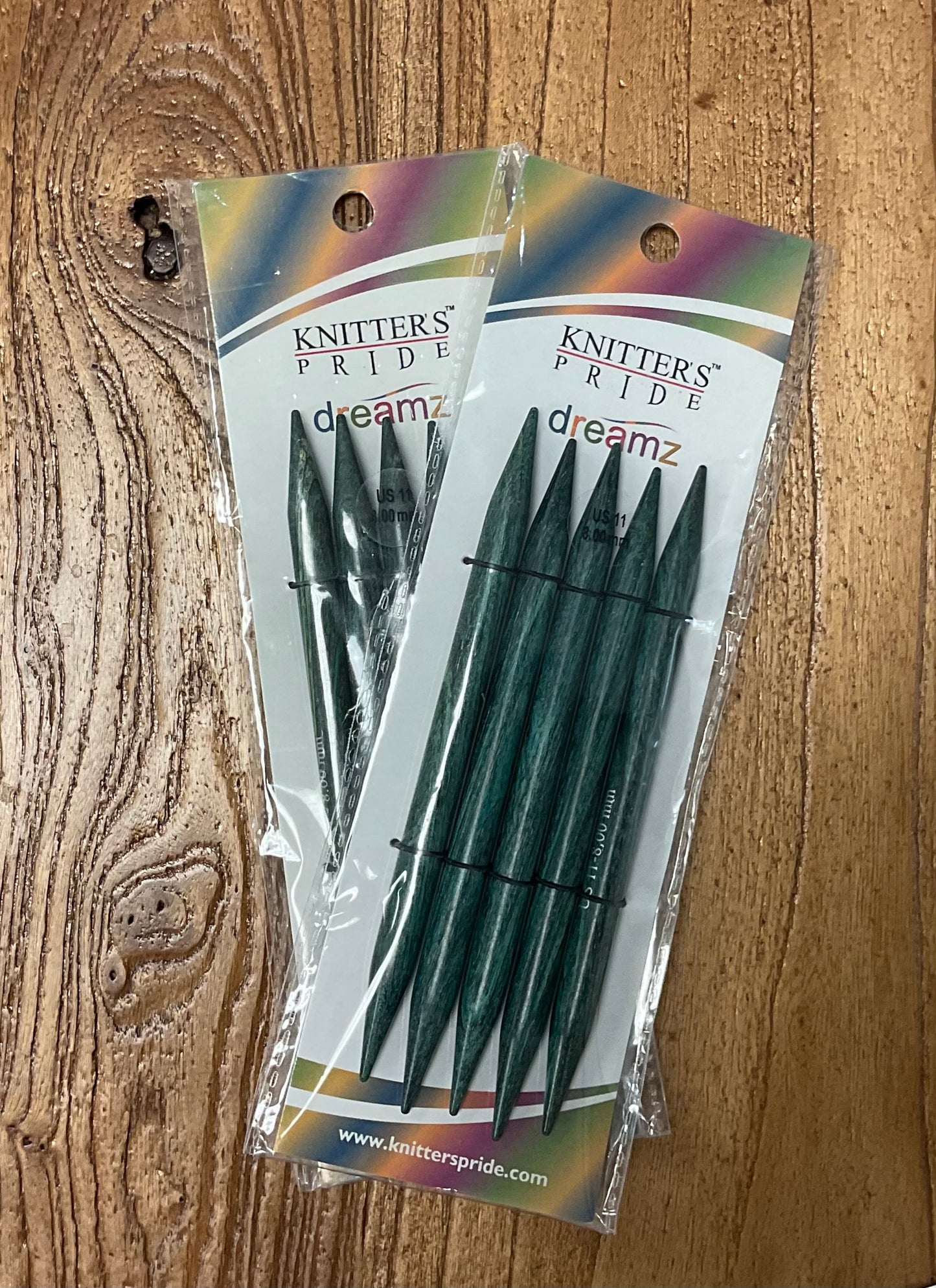 Knit Pro Dreamz - Double Pointed Needles - 5” - US 11 (8mm)