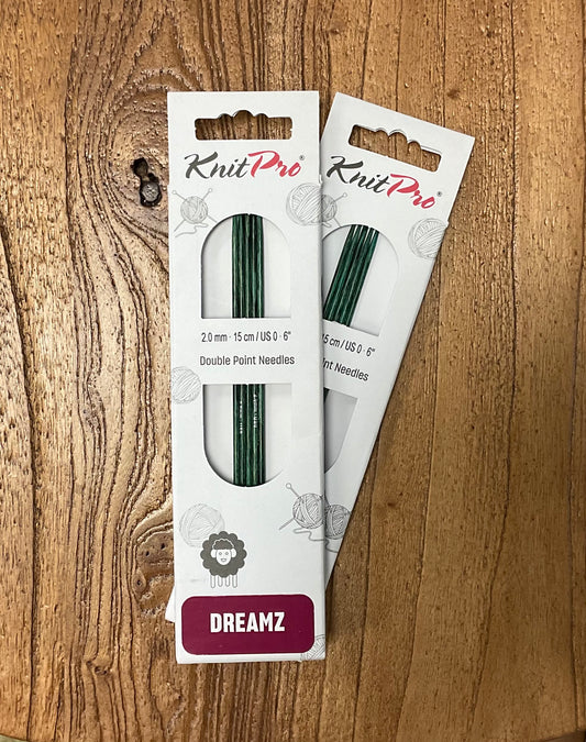 Knit Pro Dreamz - Double Pointed Needles - 6” - US 0 (2mm)