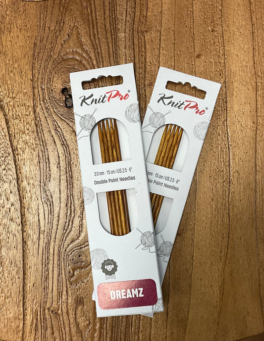 Knit Pro Dreamz - Double Pointed Needles - 6” - US 2.5 (3mm)