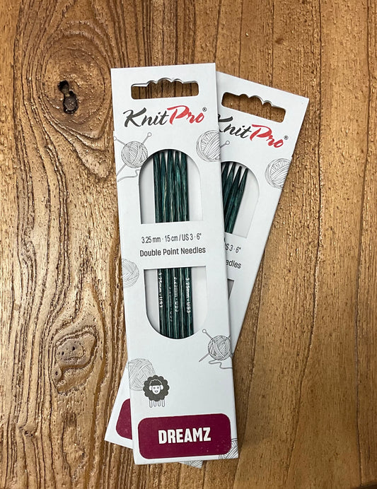Knit Pro Dreamz - Double Pointed Needles - 6” - US 3 (3.25mm)