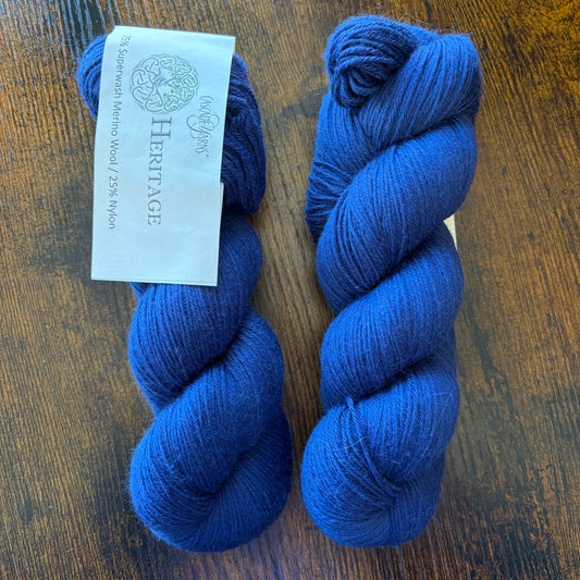 Cascade Yarns Heritage - 75% Superwash Merino/25% Nylon - Vintage Indigo - 5740