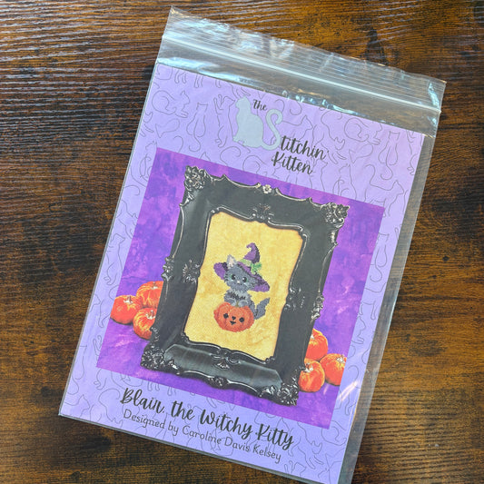 The Stitchin' Kitten -Blair, the Witchy Kitty
