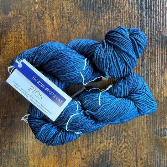 Malabrigo Rios - 100% Superwash Merino Wool - Azul Profundo - 150