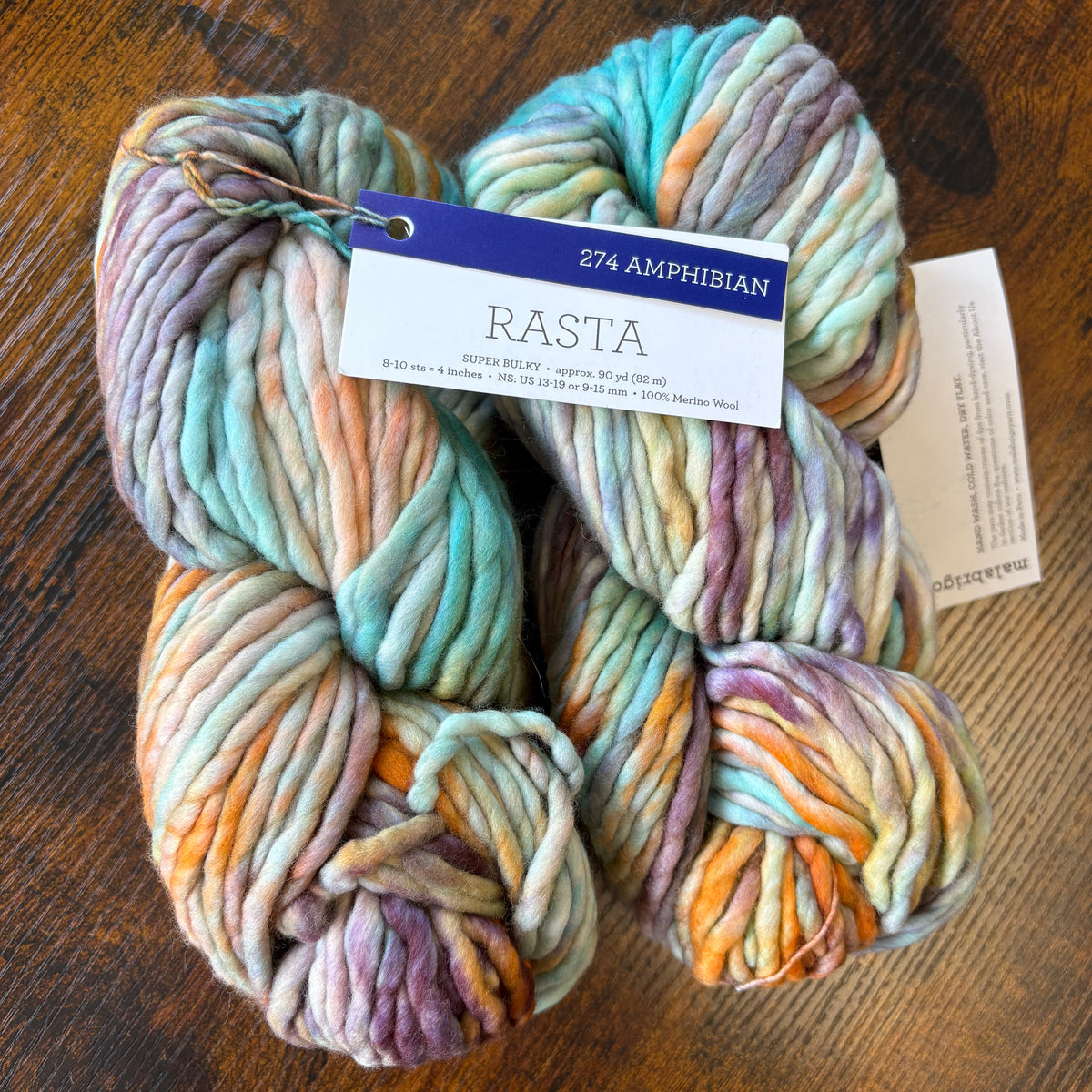 Malabrigo - Rasta - 274 Amphibian - Merino Wool - Super Bulky