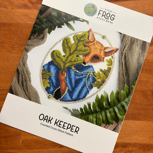 Fine Frog Stitching - Oak Keeper - Counted Cross Stitch