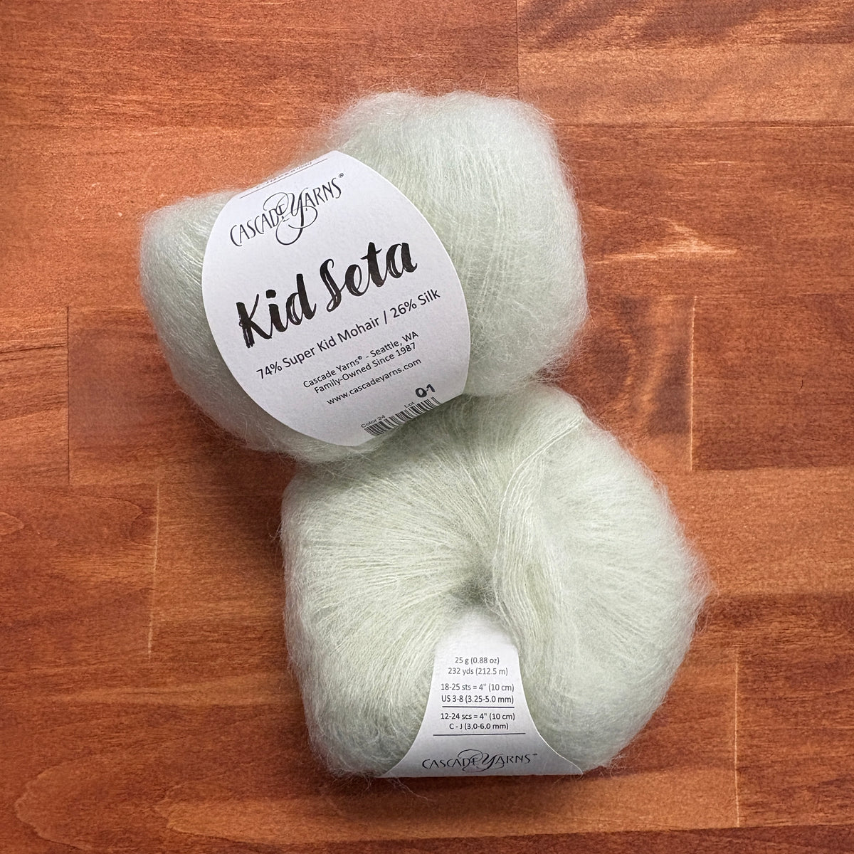 Cascade Yarns - Kid Seta - 74% Super Kid Mohair/26% Silk