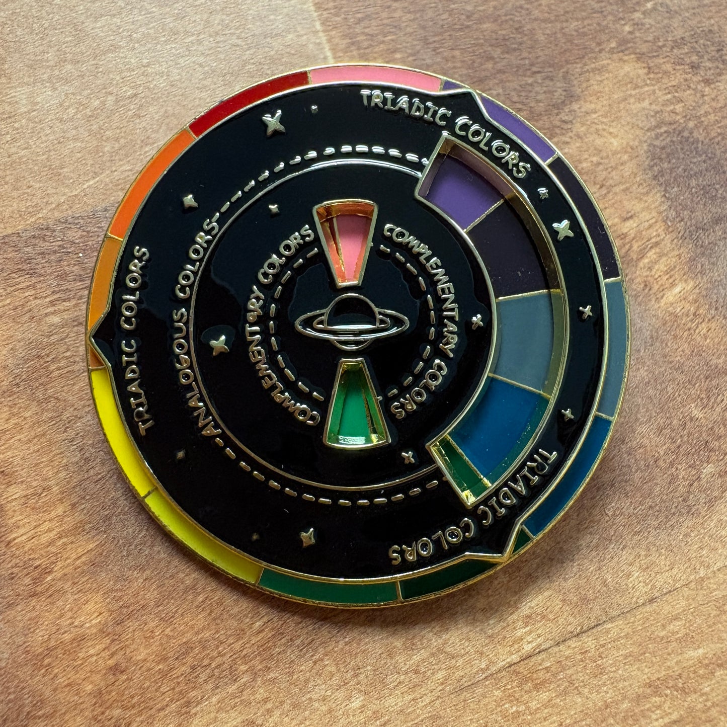 Color Wheel PIn - Black
