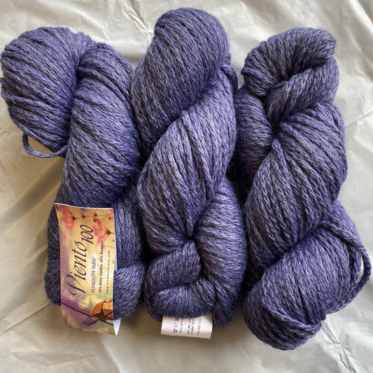 Plymouth Yarn Viento 100 - 70% Baby Alpaca, 30% Bamboo, Navy