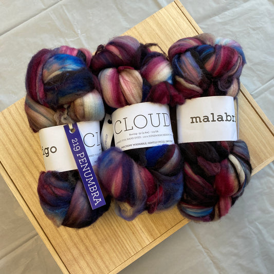 Malabrigo - Cloud - Penumbra - 100 % Superwash Roving 062