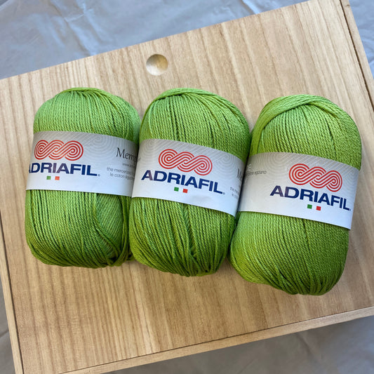 Adriafil Memphis 100% mercerized Egyptian Cottonm- light green 64