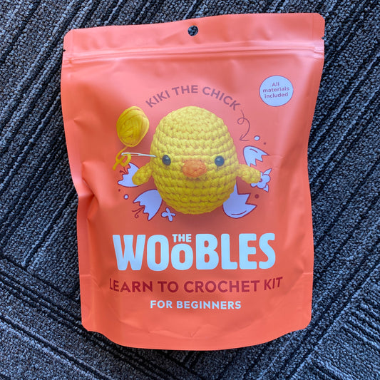 The Woobles Learn to Crochet Kit for Beginners - Kiki the Chick