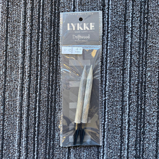 Lykke Driftwood 5" Interchangeable Wooden Needles - US 13 (9.00 mm)