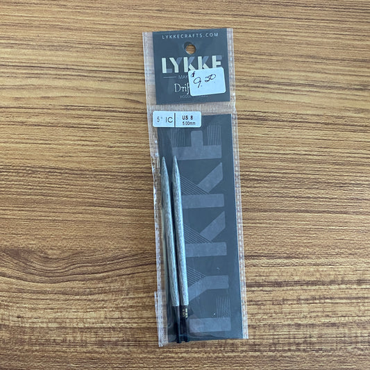 Lykke Driftwood 5" Interchangeable Wooden Needles - US 8 (5.00 mm)