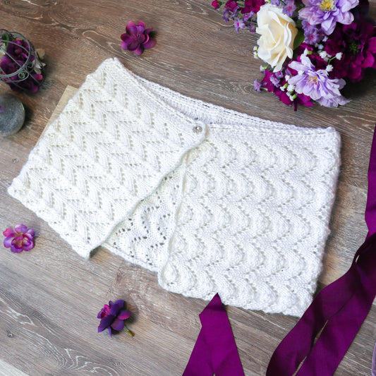 Ravin Sekai Designs - Happy Wedding Shawlette - Knitting Pattern