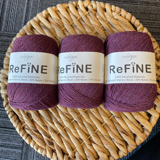 Cascade Yarn Refine - Crushed Berry - 75% Merino 20% Nylon 5% Viscose 20