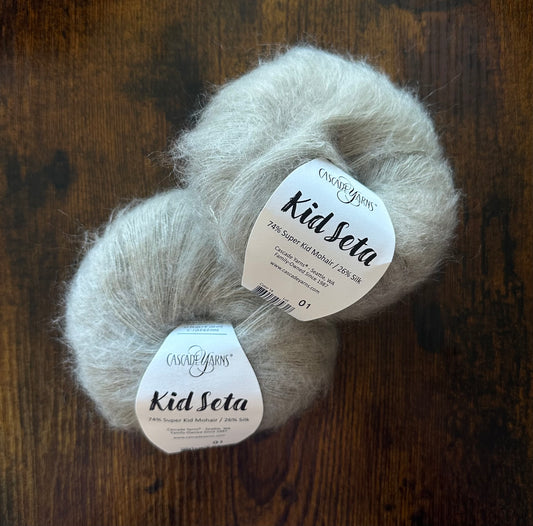 Cascade Yarns - Kid Seta - 74% Super Kid Mohair/26% Silk - Beige -14