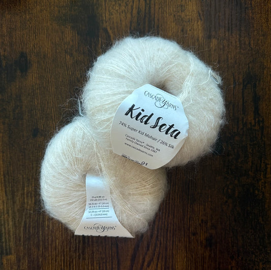 Cascade Yarns - Kid Seta - 74% Super Kid Mohair/26% Silk - Blush - 12