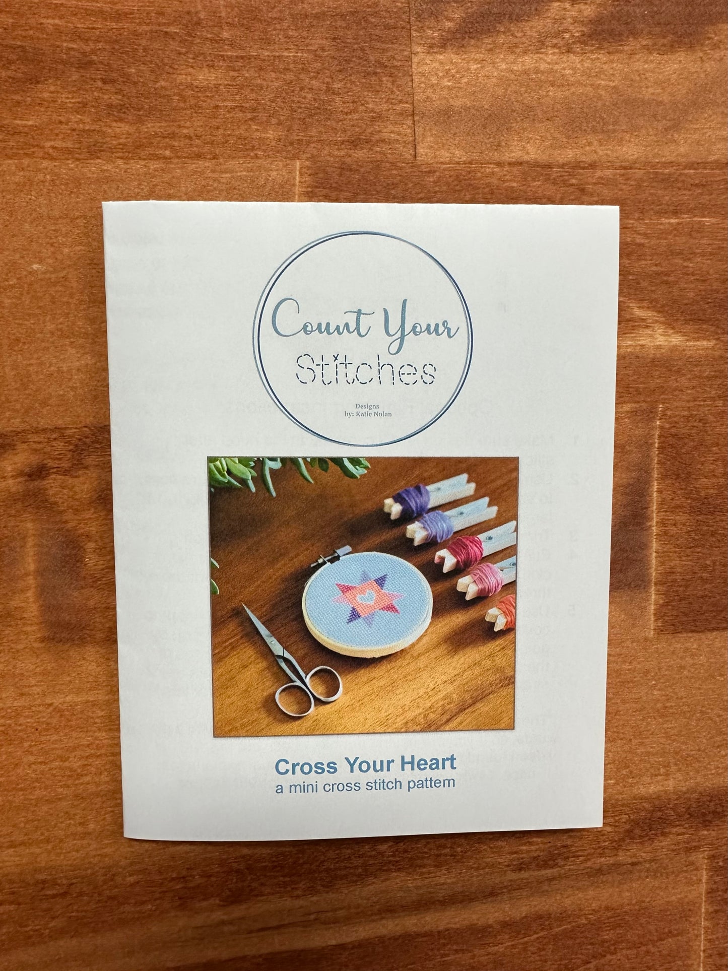 Count Your Stitches Cross Your Heart
