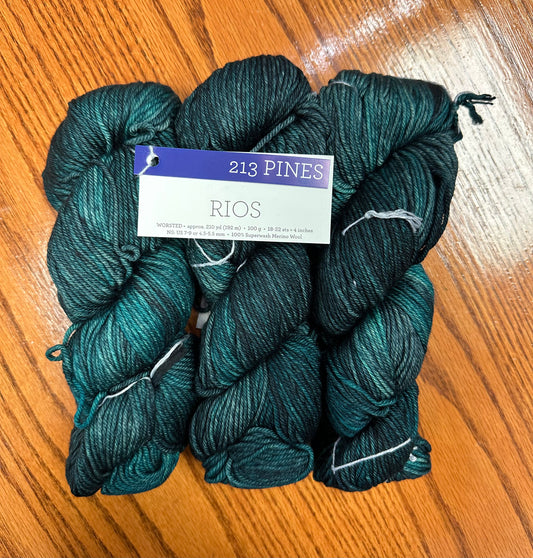 Malabrigo Rios - 100% Superwash Merino Wool - Pines - 213