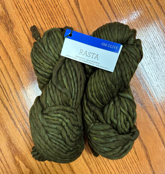 Malabrigo Rasta - 100% Merino - Olive - 056