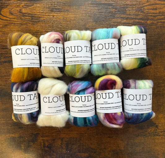 Malabrigo - Cloud Tails - 100% Superwash Merino Wool - Roving