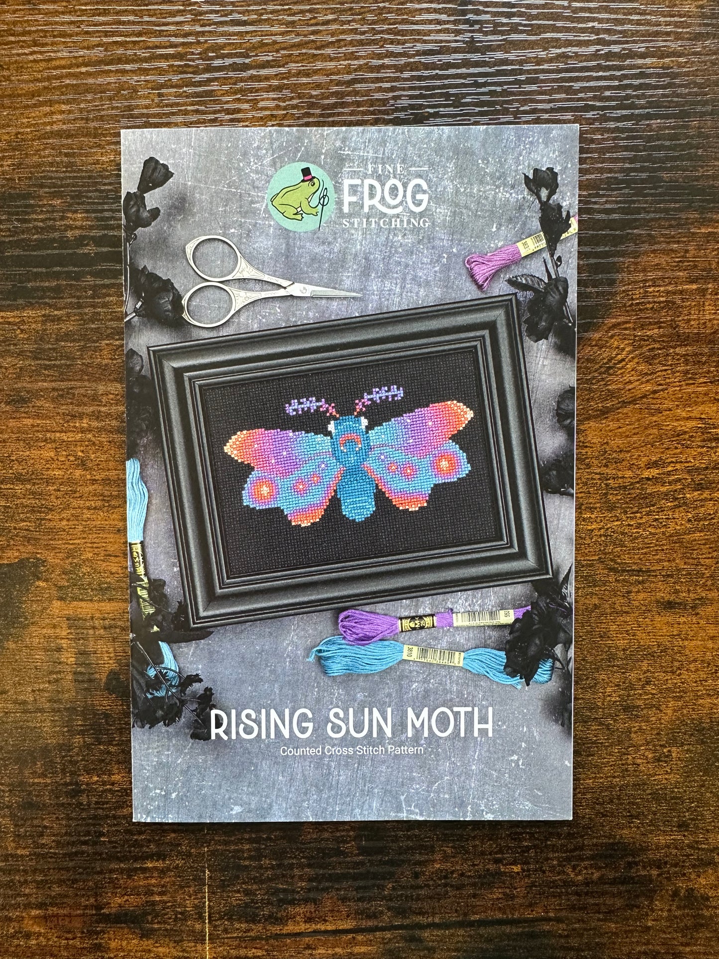 Fine Frog Stitching - Rising Sun Moth