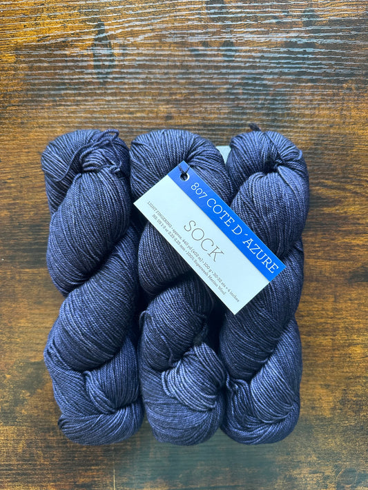 Malabrigo - Sock - Cote d’Azure 807 - 100% Superwash Merino - Fingering