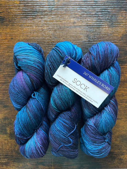 Malabrigo - Sock - Whale’s Road 247  - 100% Superwash Merino - Fingering