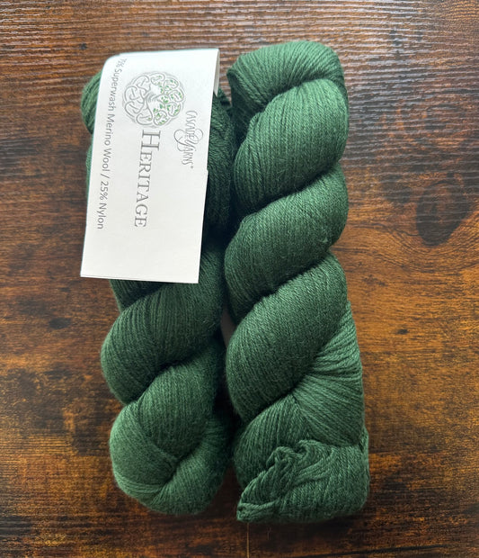 Cascade Yarns Heritage  - 75% Superwash Merino 25% Nylon - Pine - 5608